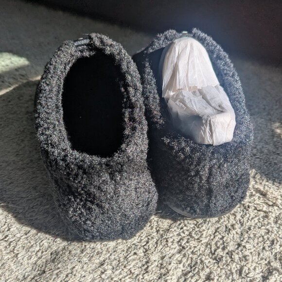 NEW Bombas Men's Cozy Sherpa Warm Winter Supportive Sunday Slipper Black 11 - Picture 2 of 7